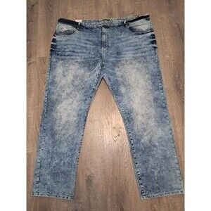 South Pole Jeans Men's 50x32 Y2K Acid Wash Moto Biker Skinny Stretch NWT